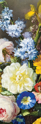 Stor geam interior un buchet de flori