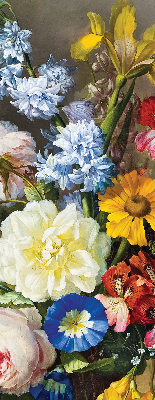 Stor geam interior un buchet de flori