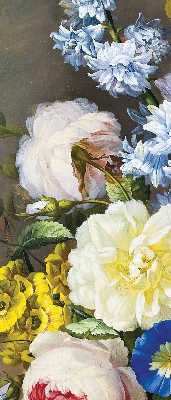 Stor geam interior un buchet de flori