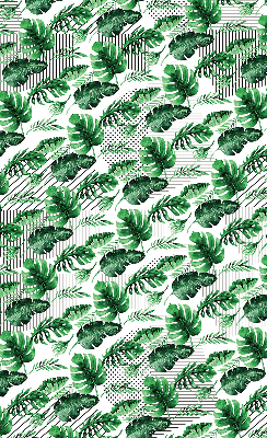 Jaluzele tip roleta cu model frunze tropicale