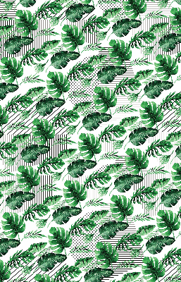 Jaluzele tip roleta cu model frunze tropicale
