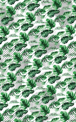 Jaluzele tip roleta cu model frunze tropicale
