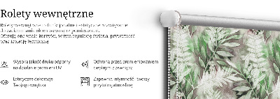 Jaluzele tip roletă frunze strălucitoare