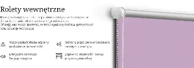 Jaluzele tip roletă roz
