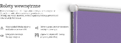 Stor geam interior violet