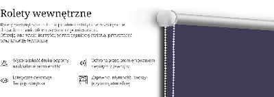Jaluzele tip roleta în culoare violet închis