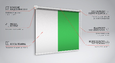 Stor geam interior verde