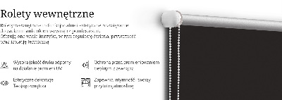 Stor geam interior negru