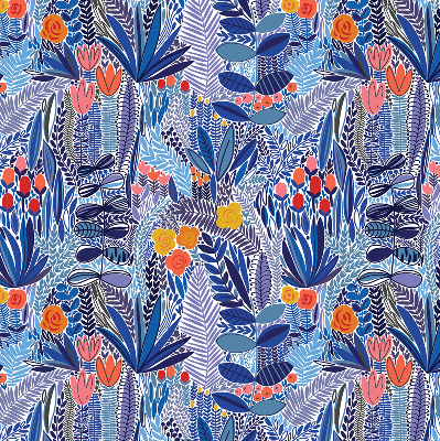 Jaluzele tip roletă cu plante colorate