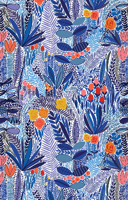 Jaluzele tip roletă cu plante colorate