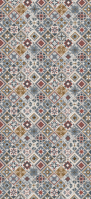 Jaluzele tip roletă cu romburi decorative