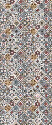 Jaluzele tip roletă cu romburi decorative