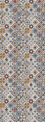 Jaluzele tip roletă cu romburi decorative