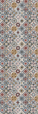 Jaluzele tip roletă cu romburi decorative