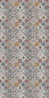 Jaluzele tip roletă cu romburi decorative