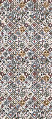 Jaluzele tip roletă cu romburi decorative