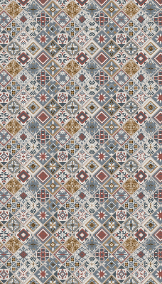 Jaluzele tip roletă cu romburi decorative