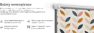 Stor pentru geam cu frunze