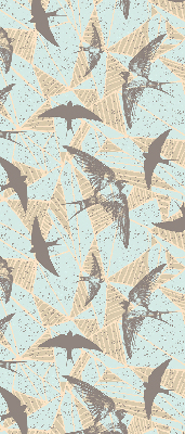 Jaluzele tip roletă cu modelul Rândunelele