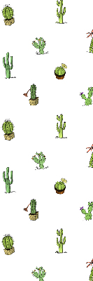 Jaluzele tip roleta cu imprimeu de cactuși