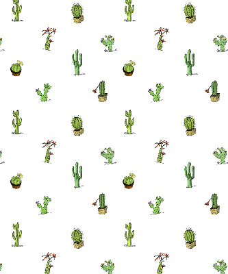 Jaluzele tip roleta cu imprimeu de cactuși