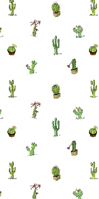 Jaluzele tip roleta cu imprimeu de cactuși