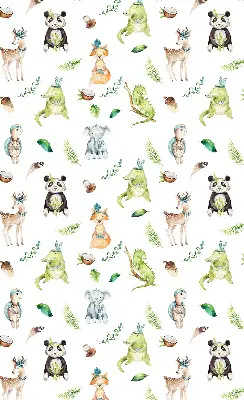 Jaluzele tip roleta cu model animale și plante