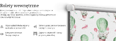 Jaluzele tip roletă verzi
