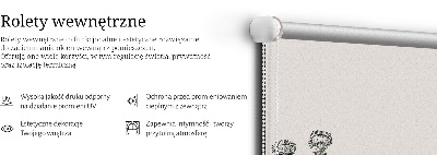 Stor geam interior cu flori gri