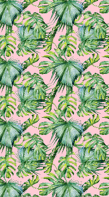 Jaluzele tip roleta cu model de frunze tropicale