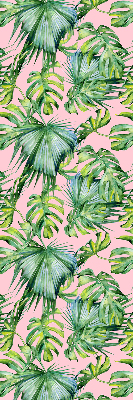 Jaluzele tip roleta cu model de frunze tropicale