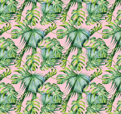 Jaluzele tip roleta cu model de frunze tropicale