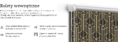 Stor pentru geam model galben