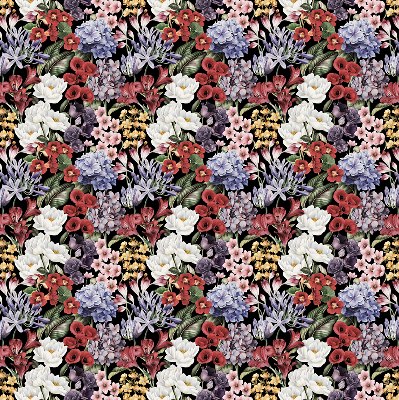 Jaluzele tip roletă cu flori colorate