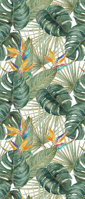 Stor pentru geam cu plante tropicale