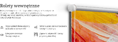 Jaluzele tip roletă tip tablou pictat