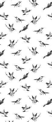 Stor pentru geam cu model păsări