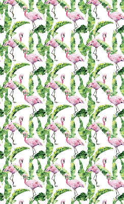Jaluzele tip roleta cu model „Flamingo lângă frunze”