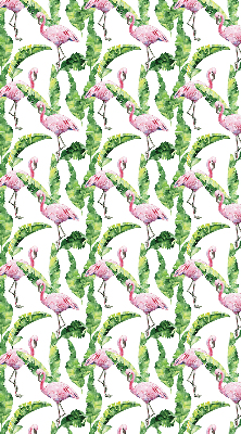 Jaluzele tip roleta cu model „Flamingo lângă frunze”