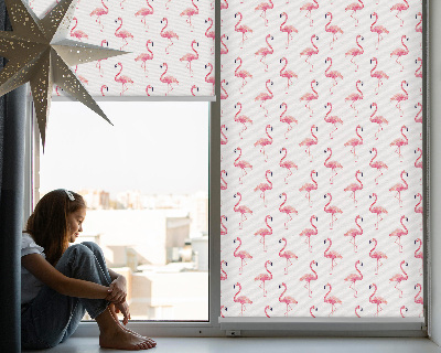Stor pentru geam Flamingo