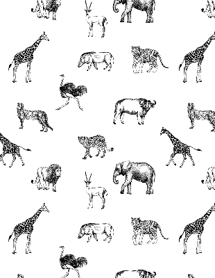 Stor geam interior animale