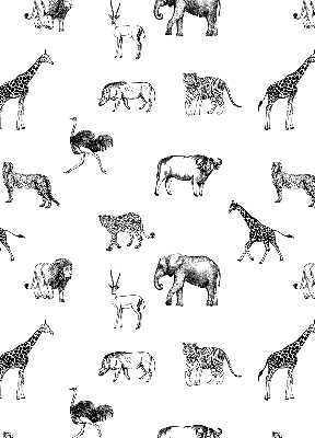 Stor geam interior animale