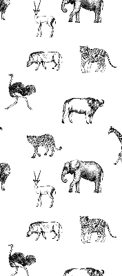 Stor geam interior animale