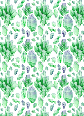Jaluzele tip roleta cu cristale verzi