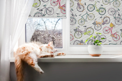 Stor geam interior biciclete