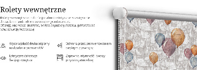 Stor pentru geam baloane