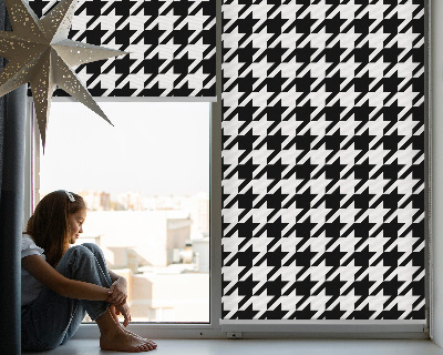 Stor pentru geam cu model geometric