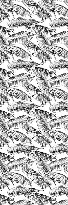 Frunze de ferigă pentru geam interior