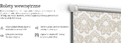 Jaluzele tip roletă model bej