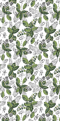 Stor geam interior plante